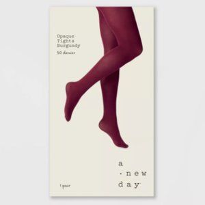 Women's 50D Opaque Tights - A New Day™ size S/M